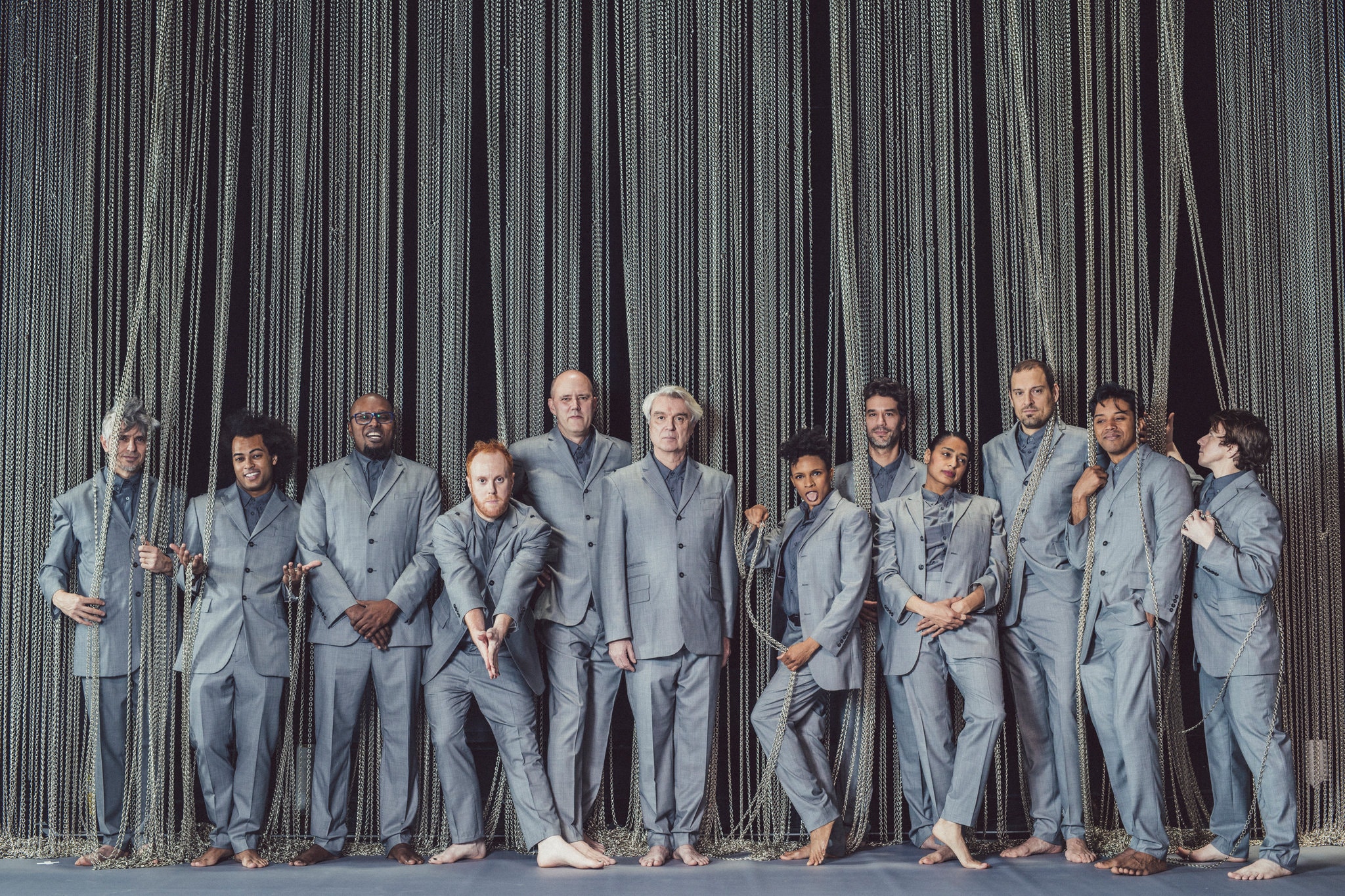 Original cast of American Utopia, photo by Bryan Derballa.